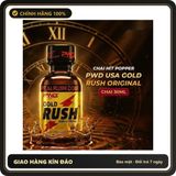 Tinh Dầu Hít Thư Giãn Dành Cho Người Lớn Popper PWD USA Gold Rush Original - Chai 30ml - Snapshop Chính Hãng