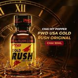 Popper Nhập Khẩu Giúp Thả Lỏng Và Dễ Chịu Popper PWD USA Gold Rush Original - Chai 30ml - Snapshop Chính Hãng
