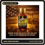 Popper Nhập Khẩu Giúp Thả Lỏng Và Dễ Chịu Popper DS USA Golden Cock Jack Hammer - Chai 30ml - Snapshop Chính Hãng
