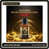Tinh Dầu Hít Thư Giãn Dành Cho Người Lớn Popper DS USA Amsterdam Gold Label - Chai 30ml - Snapshop Chính Hãng