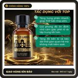 Popper Hàng Chuẩn Dùng Cho Nam Và Nữ Popper DS USA Amsterdam Gold Label - Chai 30ml - Snapshop Chính Hãng
