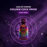Popper Hàng Chuẩn Dùng Cho Nam Và Nữ Popper DS USA Golden Cock Pride - Chai 30ml - Snapshop Chính Hãng