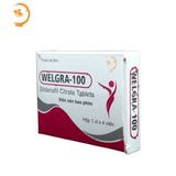 Viên uống hỗ trợ tăng cường sinh lý nam giới tăng cường sinh lý nam Welgra-100 hộp 4 viên Chính Hãng An Toàn Tiện Lợi Giao Nhanh Toàn Quốc