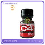 Sản phẩm hỗ trợ tăng sinh lý Chai sản phẩm hít Popper C4 đỏ tăng kích thích khoái cảm 10ml Chai 10ml Loại Tốt