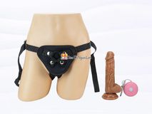 Dương Vật Giả Dây Đeo Có Bìu Kèm Điều Khiển Rung Nhiều Chế Độ Gwenshop Chính Hãng Loại Tốt