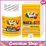 Maca #6 Old Truths - Hỗ Trợ Bổ Thận, Tráng Dương (Hộp 60 Viên) Gwenshop Chính Hãng
