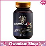 Gen X Gold - Hỗ Trợ Tăng Cường Sinh Lực (Hộp 24 Viên) Gwenshop Chính Hãng Hàng Nhập Khẩu
