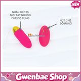 Quần Dương Vật Giả Rỗng Ruột Kèm Trứng Rung Điều Khiển Từ Xa Gwenshop Chính Hãng Mẫu Mới