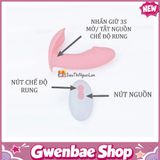 Máy Mát Xa Quần Lót Butterfly Siêu Mềm Remote Điều Khiển Từ Xa Gwenshop Chính Hãng Bản Mới