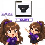 Quần Chip Vải Gắn Dương Vật Giả Đơn Gwenshop Chính Hãng - sạc USB, chất liệu an toàn cho da, dễ vệ sinh