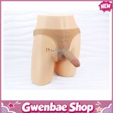 Quần Tam Giác Dương Vật Giả Silicon Đặc Ruột Gân Nổi Chân Thật Gwenshop Chính Hãng Cao Cấp