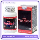 Super Testo Rx-7 - Hỗ Trợ Cải Thiện Tình Trạng Nam Giới Yếu Sinh Lý (Hộp 60 Viên) Snapshop Chính Hãng