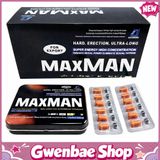 Viên Tăng Cường Sinh Lý Maxman 24 Viên Gwenshop Chính Hãng - hỗ trợ tăng cường sinh lý, hàng chuẩn nguồn gốc rõ ràng, dùng đều đặn mỗi ngày