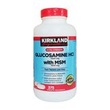 Kirkland Glucosamine HCL 1500mg With MSM 1500mg hộp 375 viên