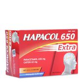 Thuốc giảm đau hạ sốt không gây buồn ngủ Hapacol Extra 650mg