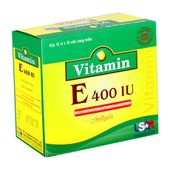 Vitamin E 400 IU ( 10 vỉ x 10 viên/ hộp)