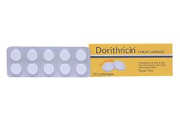 Viên ngậm giảm đau họng Dorithricin ( 1 vỉ x 10 viên)