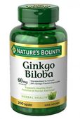Viên Uống Hỗ Trợ Tuần Hoàn Ginkgo Biloba 60mg Nature's Bounty