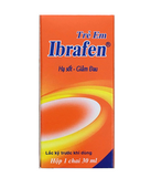 Thuốc giảm đau và hạ sốt cho trẻ em Ibrafen