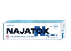 Thuốc mỡ Najatox Mekophar tuýp 40g
