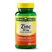 Viên uống bổ sung kẽm Zinc Spring Valley 50mg 200 viên 