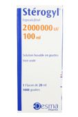 Vitamin D Sterogyl 100ml cho bé từ 0-18 tháng của Pháp