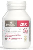 Viên hỗ trợ bổ sung cho bé Bio Island Zinc 120 viên