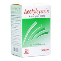 Thuốc điều trị bệnh đường hô hấp Acetylcystein (200mg)