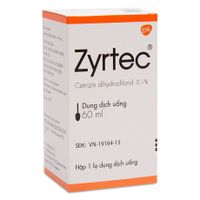 Dung dịch uống trị viêm mũi dị ứng và mề đay Zyrtec (60ml)