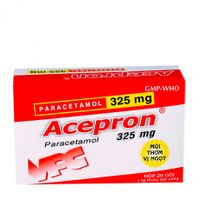 Thuốc bột uống giúp hạ sốt giảm đau Acepron 325mg