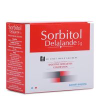 Thuốc điều trị táo bón, khó tiêu Sorbitol Delalande (5g)