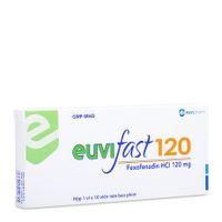 Thuốc điều trị viêm mũi dị ứng Euvifast 120mg (Hộp 10 viên)