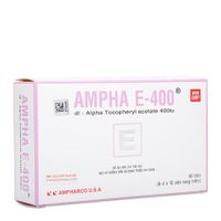 Thuốc dự phòng & trị tình trạng thiếu Vitamin E Ampha E- 400