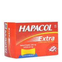 Thuốc giảm đau- Hạ sốt Hapacol Extra (10 vỉ x 10 viên/ hộp)