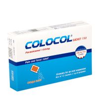 Thuốc hạ sốt và giảm đau Colocol Sachet 150 (12 gói x 1g)