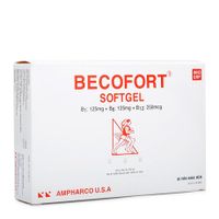 Thuốc phòng & trị sự thiếu hụt các sinh tố nhóm B Becofort
