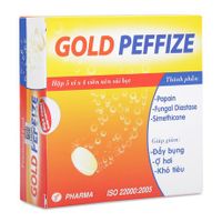 Viên sủi giảm đầy hơi, khó tiêu,hỗ trợ tiêu hóa Gold Peffize