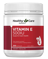 Vitamin E Healthy Care 500IU hộp 200 viên của Úc