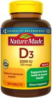 Vitamin D3 Nature Made 50 Mcg 2000 IU Dạng Viên Của Mỹ