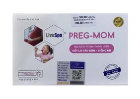 Bào tử lợi khuẩn cho mẹ và bé LiveSpo Preg-Mom