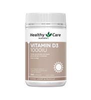 Vitamin D3 1000 IU Healthy Care hộp 250 viên của Úc
