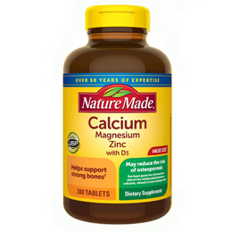 Viên Uống Nature Made Calcium Magnesium Zinc With Vitamin D3