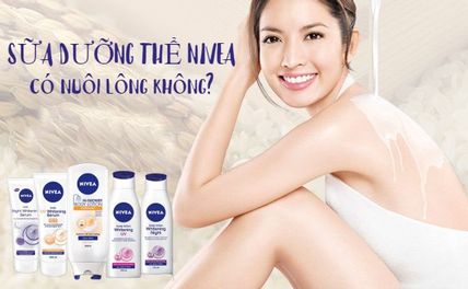 Sữa dưỡng thể Nivea có nuôi lông không? Review 10 dưỡng thể Nivea tốt nhất