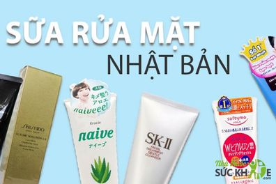 Top 15 loại sữa rửa mặt Nhật Bản được yêu thích nhất