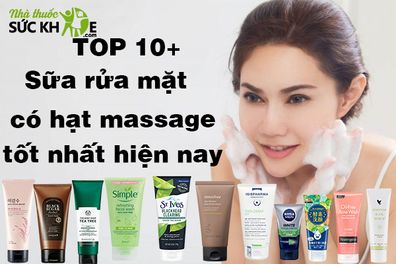 TOP 10+ sữa rửa mặt có hạt massage an toàn, dịu nhẹ cho da