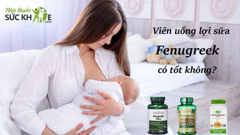 Review viên uống lợi sữa Fenugreek có tốt không? Có mấy loại?