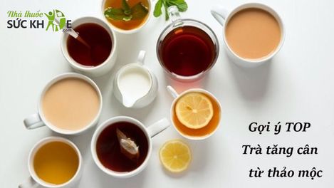 TOP 12 trà tăng cân từ thảo mộc lành mạnh cho người gầy