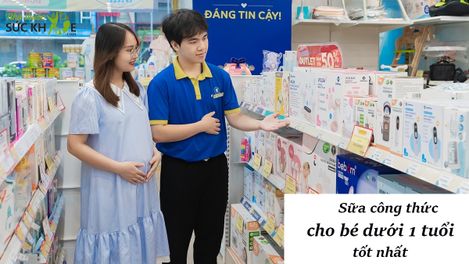 TOP 10 sữa công thức cho bé dưới 1 tuổi giúp con cao lớn, thông minh