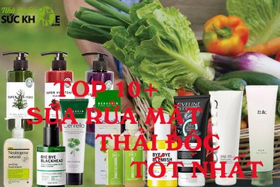 TOP 10+ sữa rửa mặt thải độc tốt nhất được phái đẹp lựa chọn