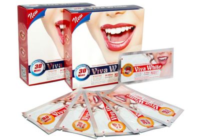 Miếng dán trắng răng Viva White của Mỹ 28 miếng